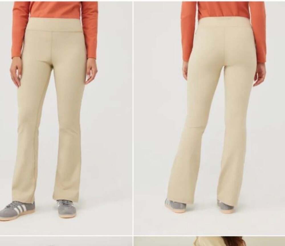 Outdoor Voices FrostKnit Flare Pants in Mojave Extra Small